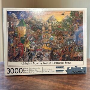 NWT Aquarius - A Magical Mystery Tour of 100 Beatles Songs 3000 Piece Puzzle